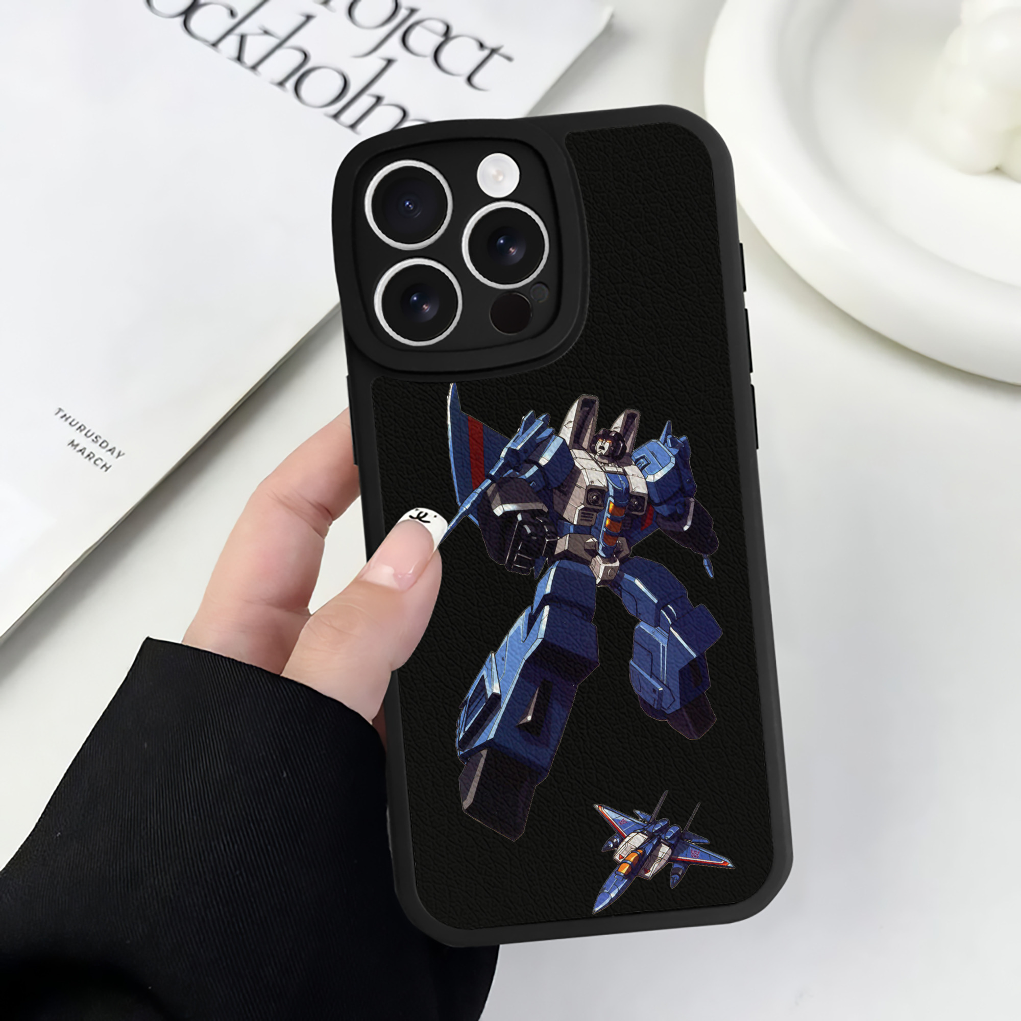 （画像用）  【iPhone 16シリーズ対応】シリコンスマホケース（レザー調） 材質：シリコン